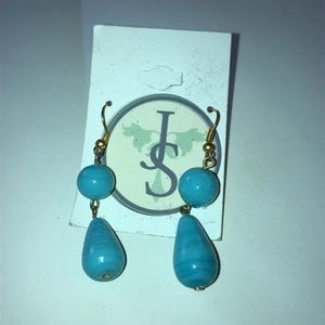 JS turquoise drop Earrings